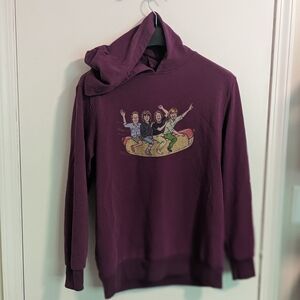 Amazing PHiSH hot dog hooded sweatshirt, Size M